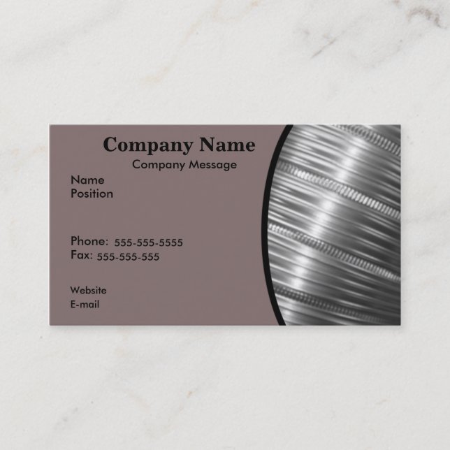 Heating and Cooling Business Card (Front)