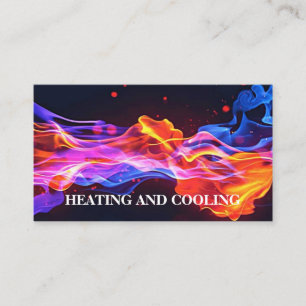 Heating and Cooling Business Card