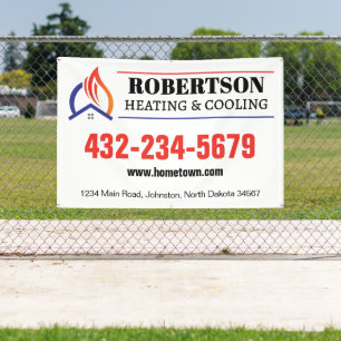 Heating and Cooling HVAC Banner