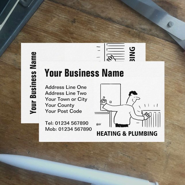 Heating and Plumbing Services Business Card (Creator Uploaded)