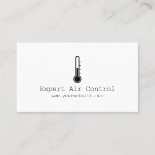 Heating & Cooling , Air Conditioning HVAC Business Card