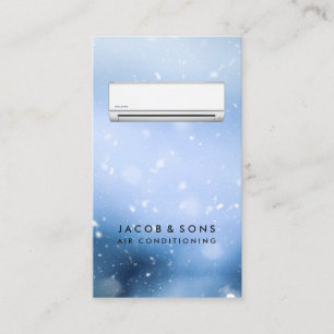 Heating Ventilation Air Conditioning HVAC Business Card