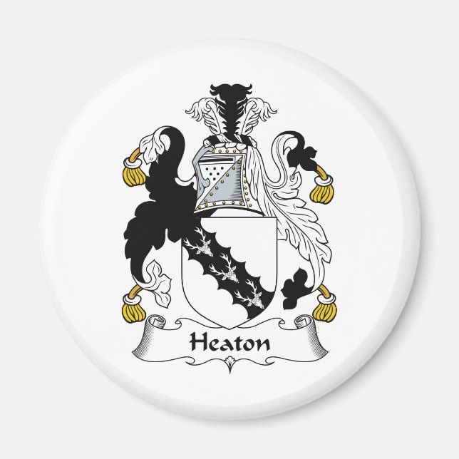 Heaton Family Crest Magnet (Front)
