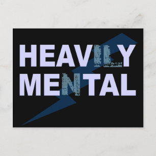 Heav(il)y Me(n)tal postcard