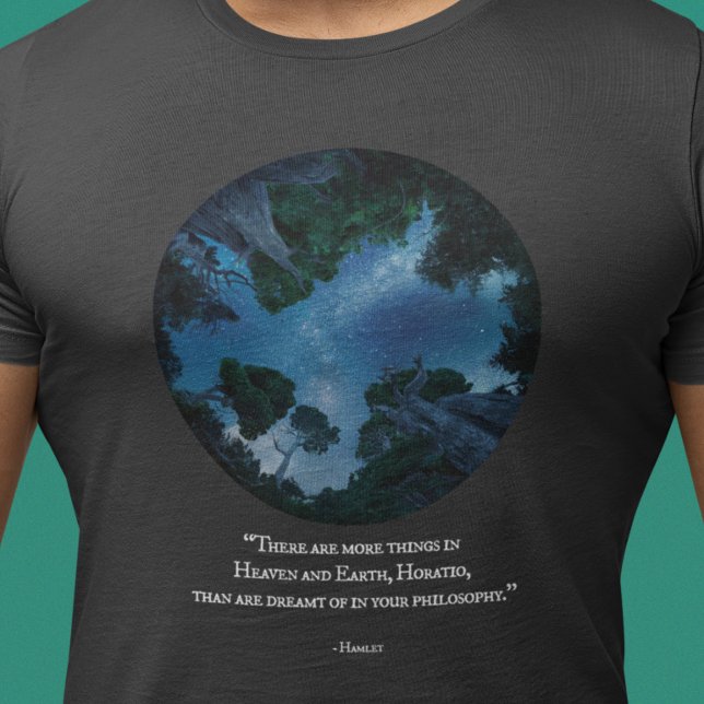 Heaven and Earth - Shakespeare Night Sky T-Shirt (Creator Uploaded)