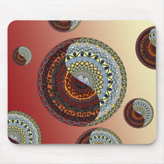 Heaven and Hell Mousepad (Front)