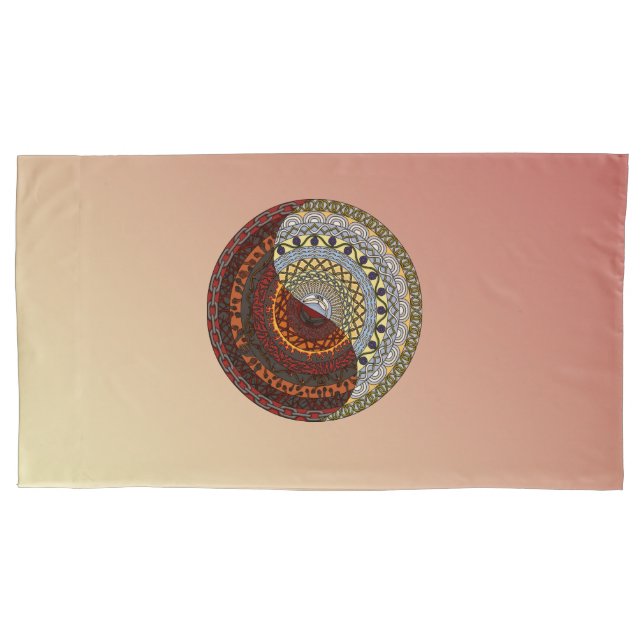 Heaven and Hell Pillow Case (Front)