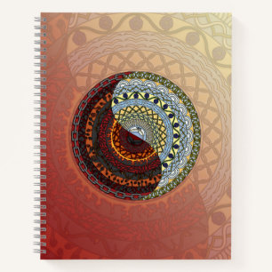 Heaven and Hell Spiral Notebook