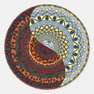 Heaven and Hell Sticker