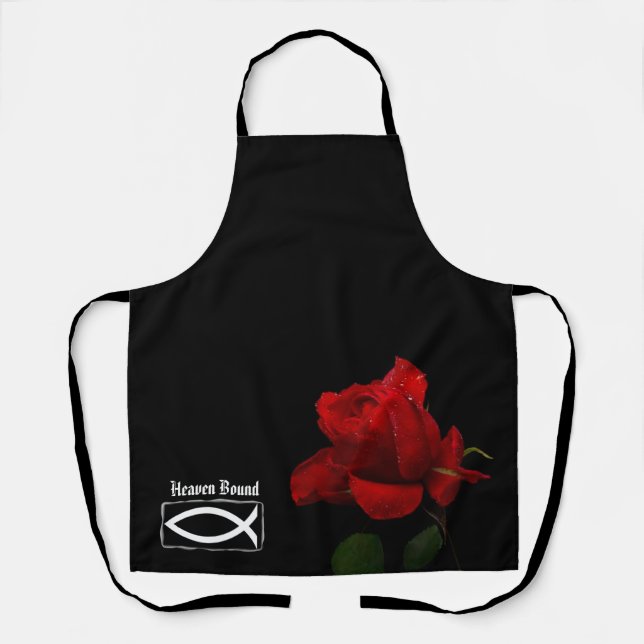 Heaven Bound Rose Apron (Front)