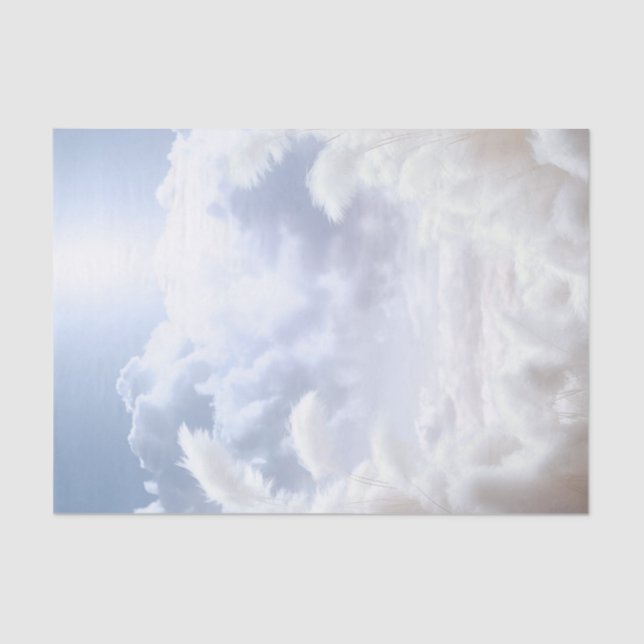 Heaven Clouds Bride in on Cloud Nine 9 Tissue Paper (Front)