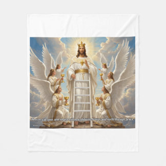 Heaven & Earth–John 1:51 Medium Blanket Christian