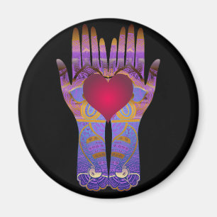 Heaven Hands Dark Magnet