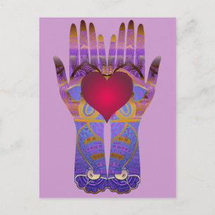 Heaven Hands Postcard
