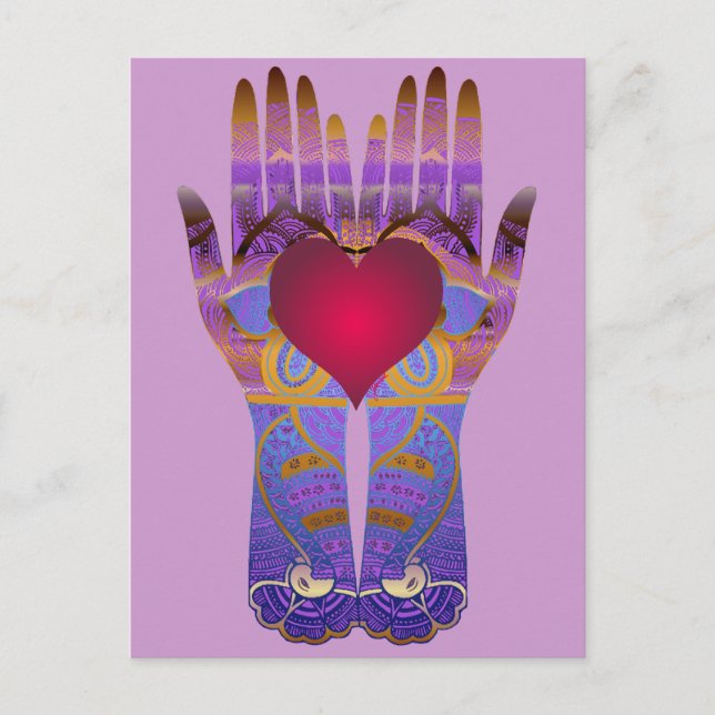 Heaven Hands Postcard (Front)