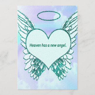 Heaven has a New Angel Invitation