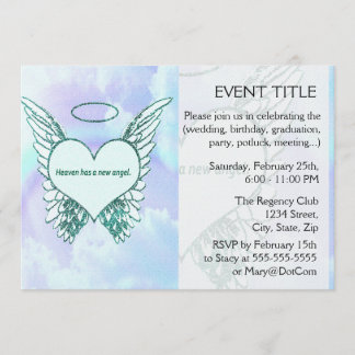 Heaven has a New Angel Invitation