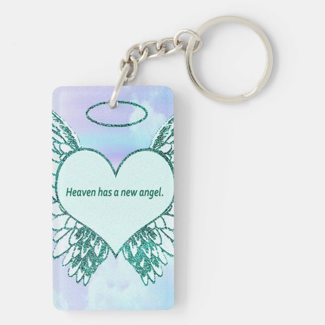 Heaven has a New Angel Key Ring (Back)
