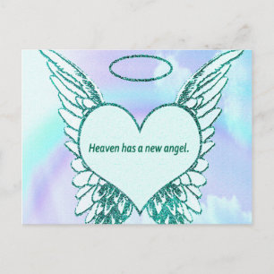 Heaven has a New Angel Postcard