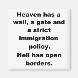 Heaven has a wall l magnet