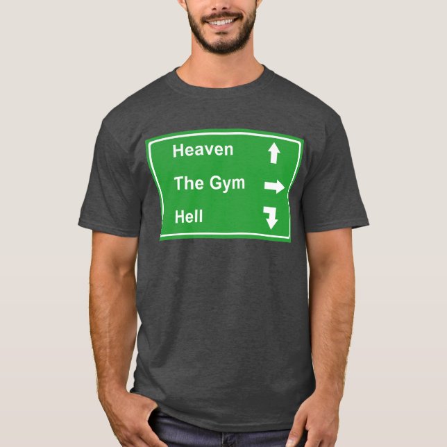 Heaven Hell Gym T-Shirt (Front)