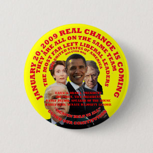 HEAVEN HELP US 6 CM ROUND BADGE