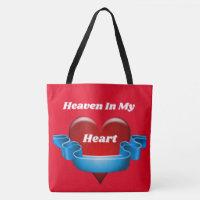 Heaven In My Heart Large Tote Bag