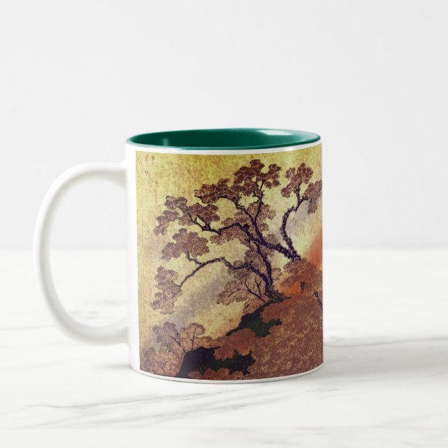 Heaven is a Forest Two-Tone Coffee Mug (Left)