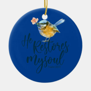 Heaven Is My Home I'm Just Here Recruiting Ceramic Ornament