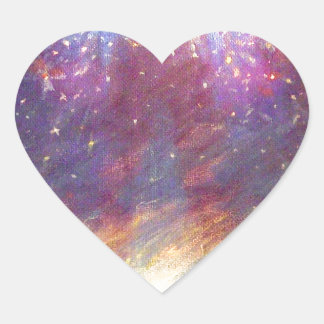 HEAVEN IS MY THRONE - EARTH IS MY FOOTSTOOL HEART STICKER