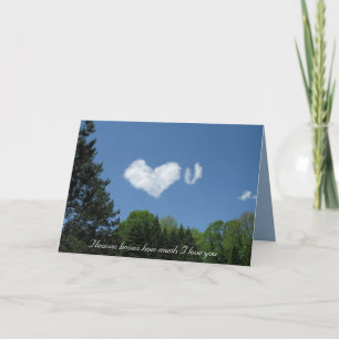 Heaven knows how much I love you Card