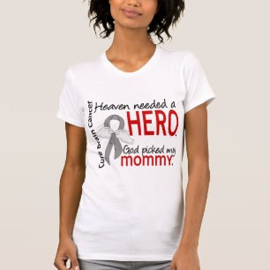 Heaven Needed a Hero Brain Cancer Mummy T-Shirt
