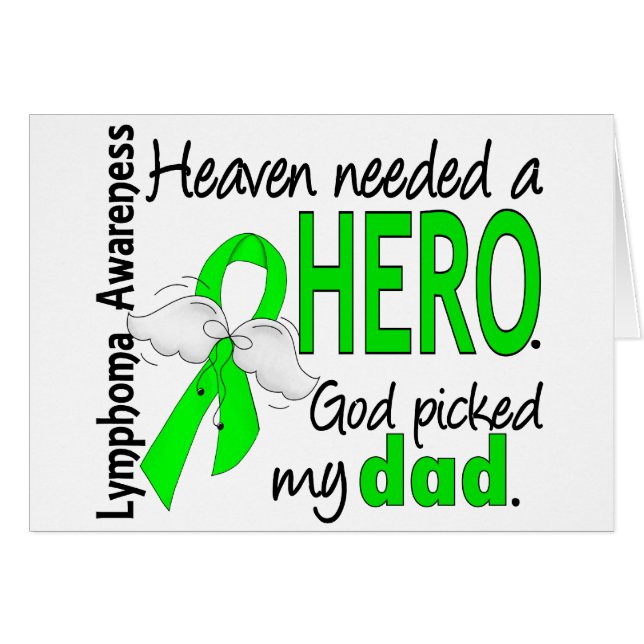 Heaven Needed a Hero Dad Lymphoma (Front Horizontal)