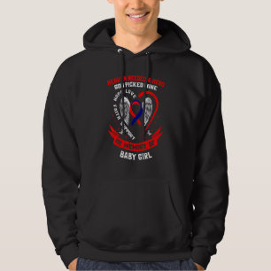 Heaven Needed a Hero God Daughter Baby Girl CHD Aw Hoodie