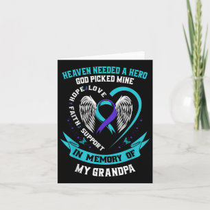 Heaven Needed A Hero God Picked My Grandpa Suicide Card