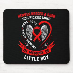Heaven Needed A Hero God Picked Son Little Boy Hea Mouse Pad