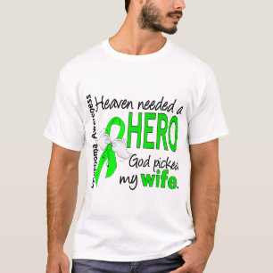 Heaven Needed a Hero Wife Lymphoma T-Shirt