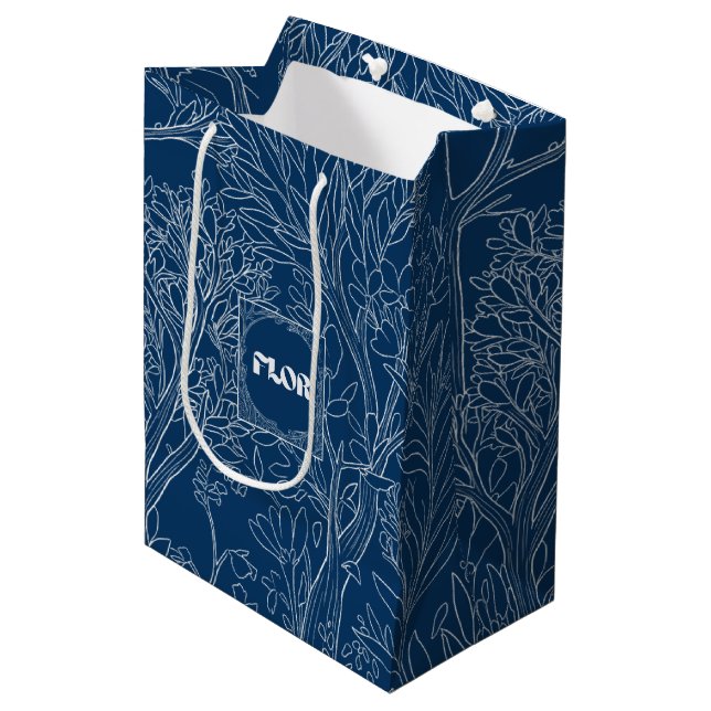 Heaven Nocturne Florist Gift Bag (Front Angled)