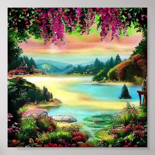 Heaven on Earth - A Piece of Paradise in Your Home Poster