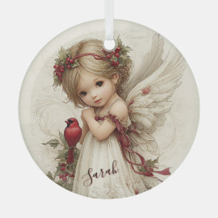 Heaven’s Touch Among the Berries Glass Tree Decoration