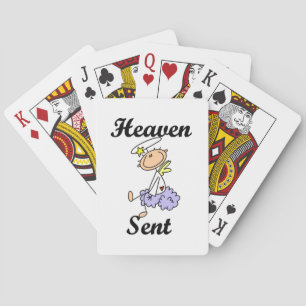 Heaven Sent Angel T-shirts and Gifts Playing Cards