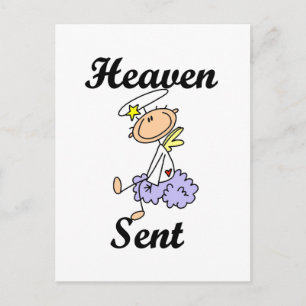 Heaven Sent Angel T-shirts and Gifts Postcard