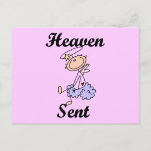 Heaven Sent Angel T-shirts and Gifts Postcard