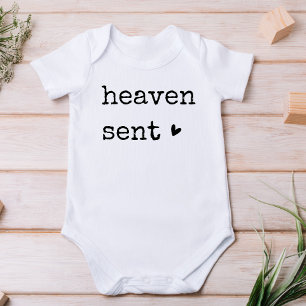 Heaven Sent Baby Baptism Christian Baby Bodysuit
