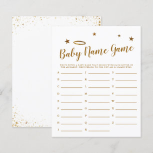 Heaven Sent Baby Name Shower Game
