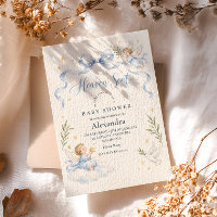Heaven Sent Blue Cherub Baby Shower
