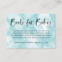 Heaven Sent Book Request | Baby Shower | Blue