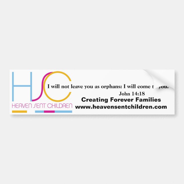 Heaven Sent Children Bumper Sticker (Front)
