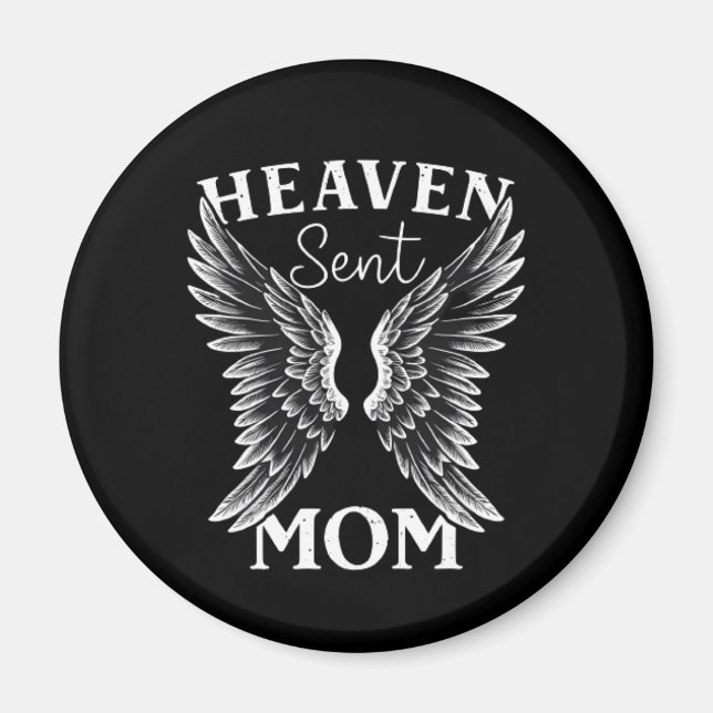 Heaven Sent Mum Christian Magnet (Front)