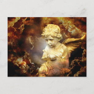 Heavenly Angel Cherub Postcard